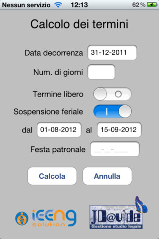 iPhone – Calcolo Termini